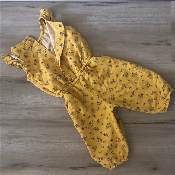 Mustard pant romper - Picture 3 of 4
